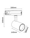 FIJI * FOCO CARRIL 30W 4000K BLANCO